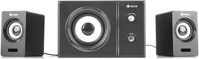 Alt view image 4 of 5 - NGS Sugar -20W USB Powered Multimedia 2.1 Speaker System with Subwoofer Model SUGAR