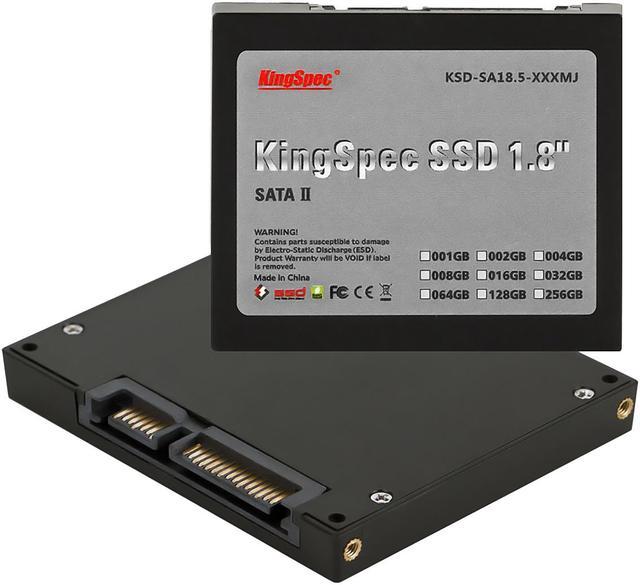 KingSpec 128GB 1.8-inch SATA III 6Gbps SSD JMicron JMF608