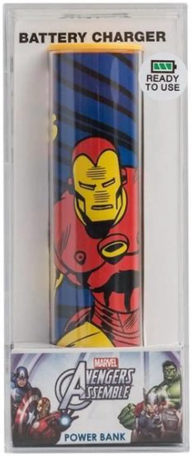 Alt view image 3 of 4 - Tribe 2600mAh Marvel Iron Man Power Bank Model PB016304