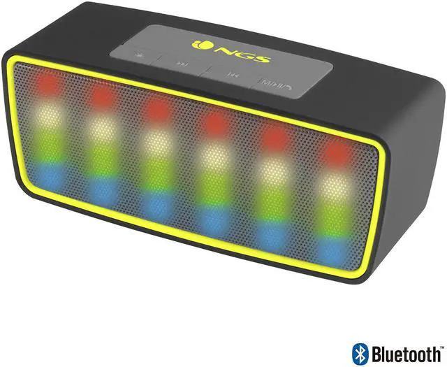 Main image of NGS 3W Roller Glow Black Bluetooth Speaker Model ROLLERGLOWBLACK