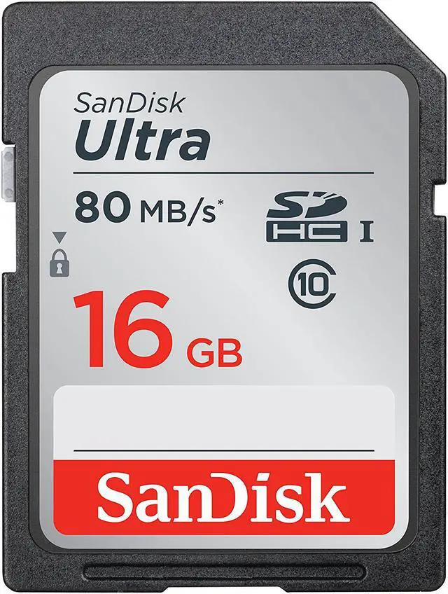 Alt view image 3 of 4 - SanDisk 16GB Ultra SDHC UHS-I/Class 10 Memory Card Speed Up to 80MB/s Model SDSDUNC-016G-GN6IN