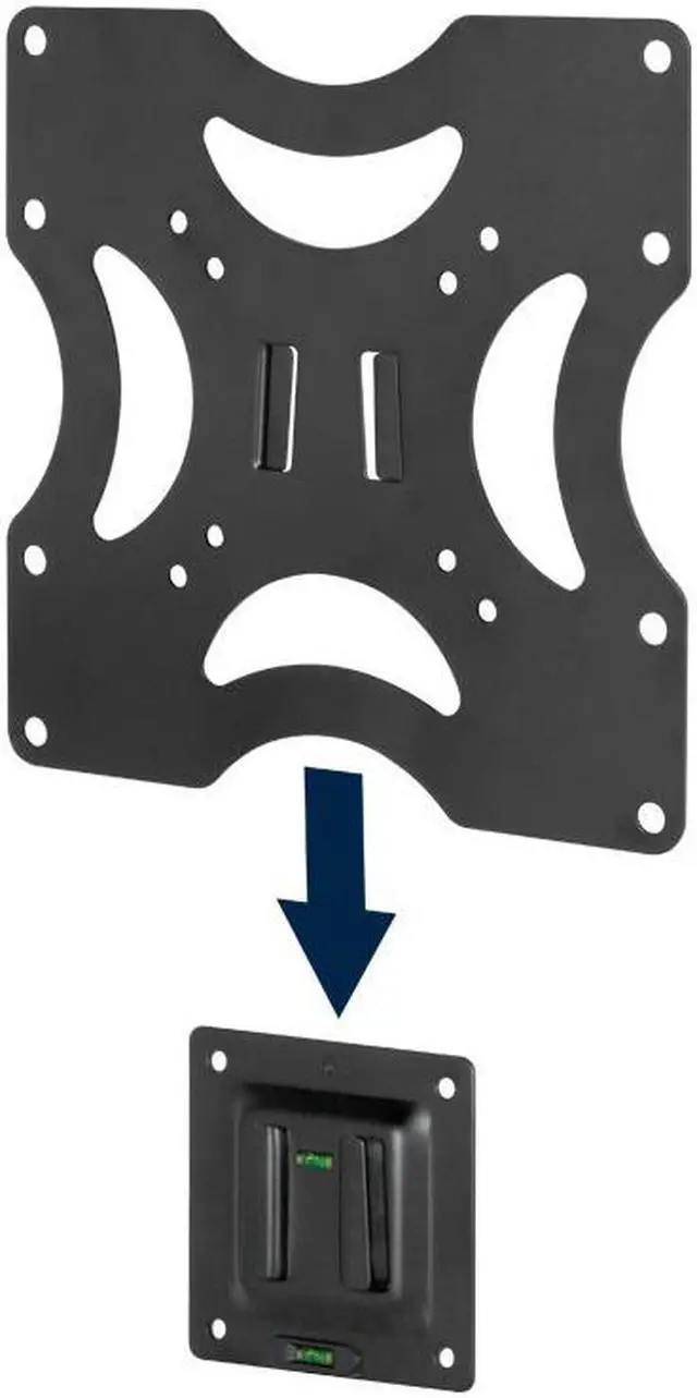 Alt view image 4 of 6 - Arctic TV Basic S Slim Fixed Wall Mount bracket for 19 -55 Inch LED LCD  Plasma TV fits, Up to 37kg weight capacity Color Black Model AEMNT00044A