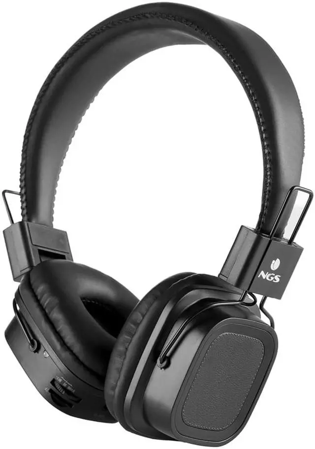 Alt view image 2 of 11 - NGS Artica Jelly Bluetooth Black Stereo Headphones with Micro SD Card Slot Model ARTICAJELLYBLACK