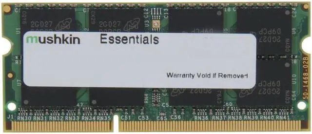 Main image of Mushkin 8GB(1X8) ESSENTIALS DDR4 SODIMM PC4-2400 2400MHz 288-pin Laptop Memory Model MES4S240HF8G