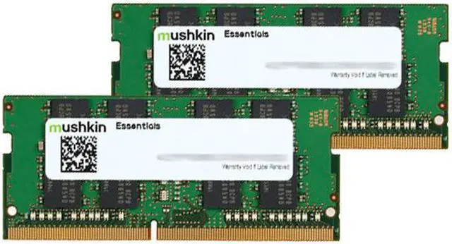 Main image of Mushkin 8GB (2 x4) Essentials DDR4 PC4-19200 2400MHz CL17 260-PIN Laptop Memory Model MES4S240HF4GX2