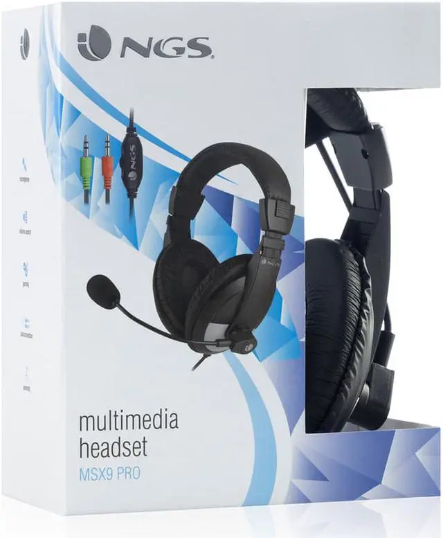 Alt view image 5 of 9 - NGS Gaming Stereo Headset Color Black Model MSX9PRO