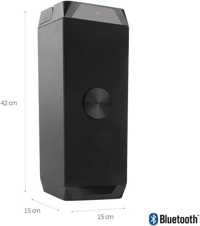 Alt view image 3 of 6 - NGS 20W BlueTooth Portable Speaker Model STARLIGHT