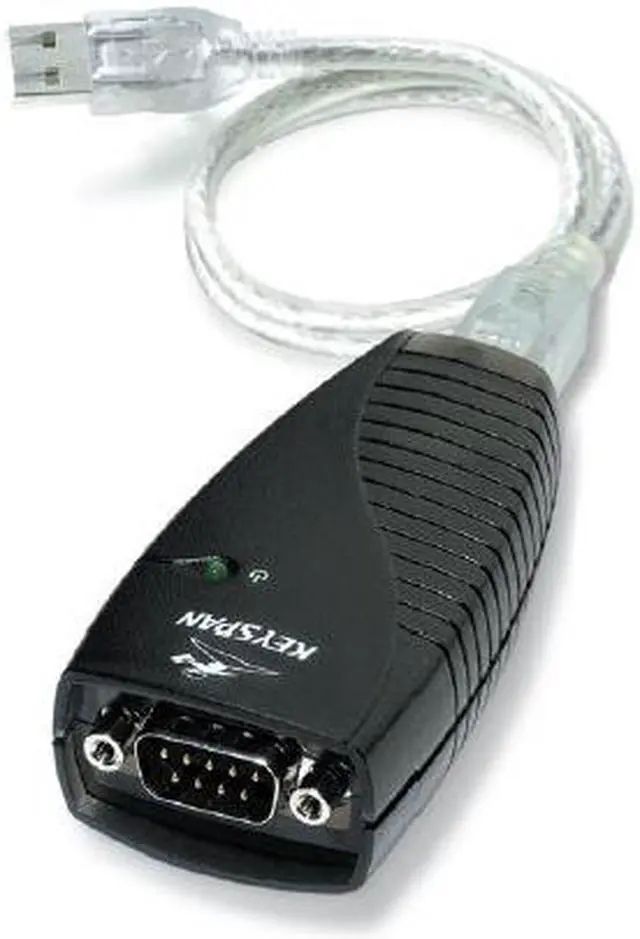Main image of Keyspan USB High Speed Serial Adapter - USB to DB-9 RS-232 Port. For Mac, PC & Linux Model KEYUSA19HS