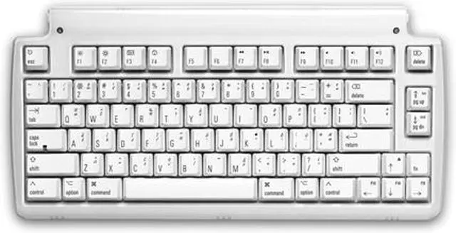 Alt view image 2 of 5 - Matias Mini Tactile Pro USB 2.0 Keyboard - The absolute BEST mini keyboard Made For the Mac - Period Model MATFK303