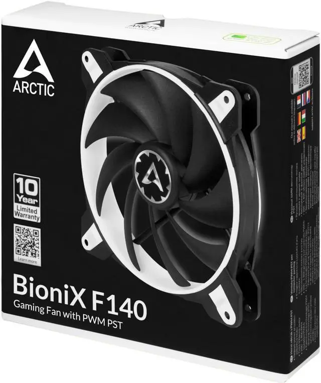 Alt view image 3 of 17 - Arctic BioniX F120 120mm eSport fan with 3-phase motor, PWM control and PST technology Gaming Fan Model ACFAN00093A