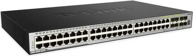 Main image of D-Link 52 Port Layer 3 Stackable Managed Gigabit Switch including 4 10GbE Ports Model DGS-3630-52TC/SI
