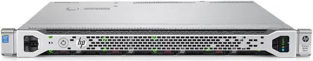 Main image of HP ProLiant DL360 G9 1U Rack Server Intel Xeon E5-2680 v4 Tetradeca Core 14 Core 2.40GHz 64GB DDR4 SDRAM 12Gbs SAS Controller 2x800W Model 850366-S01
