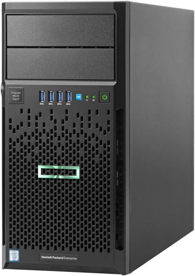 Alt view image 4 of 5 - HP ProLiant ML30 G9 4U Micro Tower Server Intel Xeon E3-1240 v5 Quad Core 3.50GHz 8GB DDR4 SDRAM Serial ATA 600 Controller 460W Model 830893-001