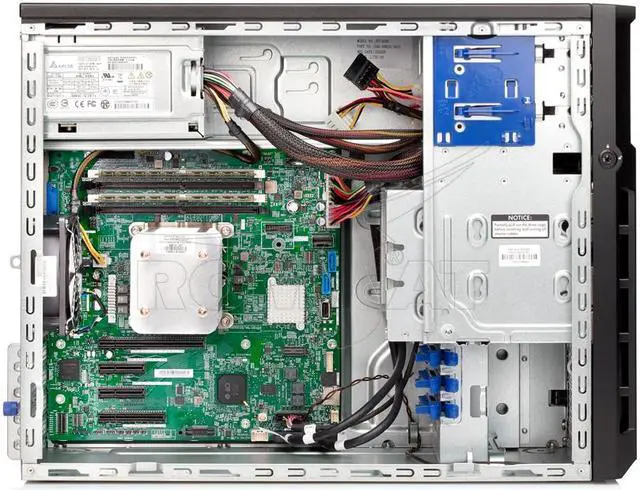 Alt view image 5 of 5 - HP ProLiant ML30 G9 4U Micro Tower Server Intel Xeon E3-1240 v5 Quad Core 3.50GHz 8GB DDR4 SDRAM Serial ATA 600 Controller 460W Model 830893-001