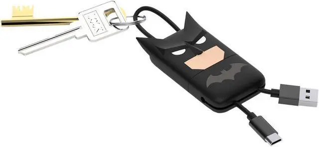 Alt view image 2 of 3 - Tribe DC Comics Batman Keyline Micro USB Cable 22cm Model CMR33302