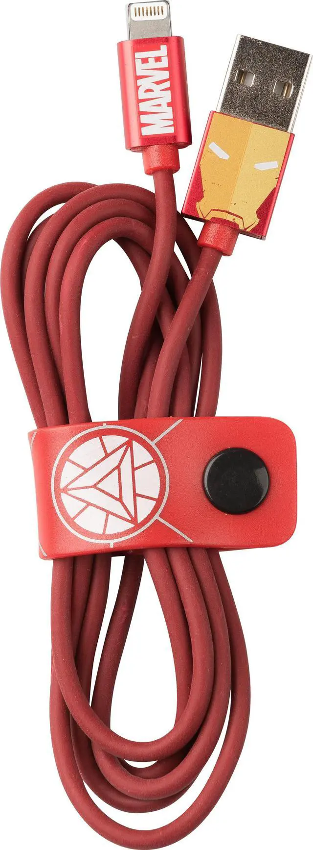 Main image of Tribe Marvel Iron Man Lightning USB 2.0 Cable 120cm Model CLR21604