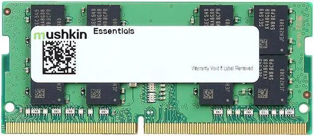 Main image of Mushkin 16GB (1X16) Essentials DDR4 SODIMM Laptop Memory Model MES4S266KF16G