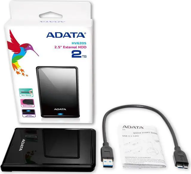 Alt view image 5 of 14 - ADATA CLASSIC HDD HV620S 1TB BLACK