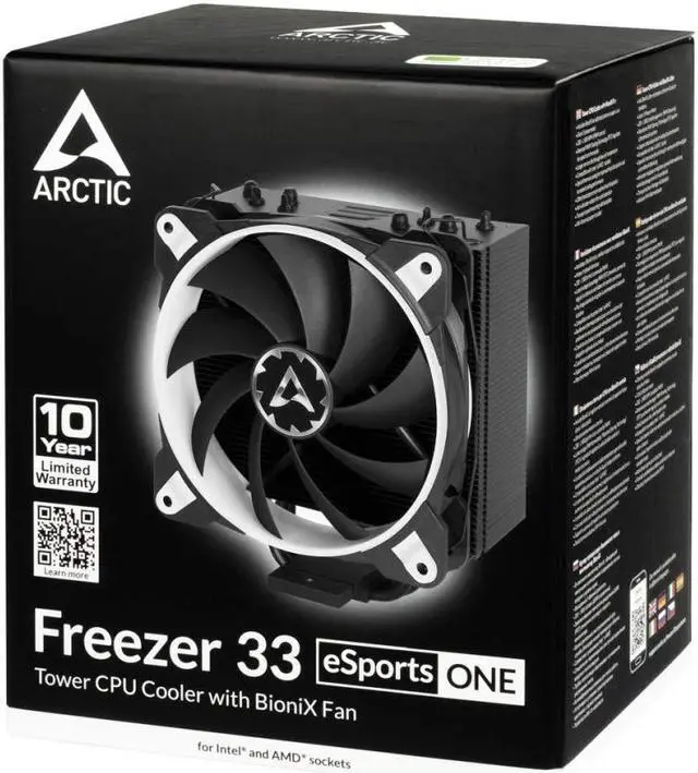 Alt view image 4 of 18 - ARCTIC Freezer 34 eSports DUO Edition - Tower CPU Cooler with Push-Pull Configuration I Silent 3-Phase-Motor and wide range of regulation 200 to 2100 RPM - Includes 2 low noise PWM 120 mm Fans – White
