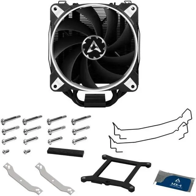 Alt view image 6 of 18 - ARCTIC Freezer 34 eSports DUO Edition - Tower CPU Cooler with Push-Pull Configuration I Silent 3-Phase-Motor and wide range of regulation 200 to 2100 RPM - Includes 2 low noise PWM 120 mm Fans – White