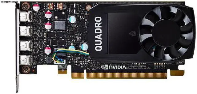 Alt view image 3 of 4 - PNY NVIDIA Quadro P620 2GB GDDR5 4Mini DisplayPorts PCI-Express Video Card