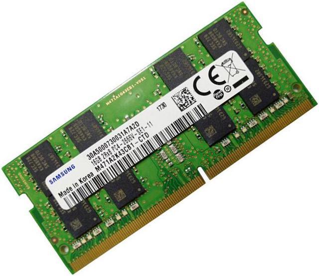 SAMSUNG 16GB DDR4 2666MHz PC4-21300 CL11 Laptop Memory BULK 