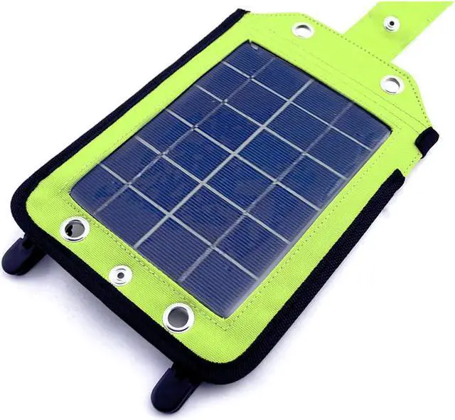 Main image of EyezOff EZYG-020 Portable Solar Charger Grey/Bright Green