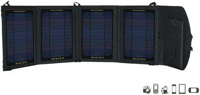 Main image of EyezOff SP8 Foldable Solar Panel Pack (14W Capacity) 5V/2.2A Output