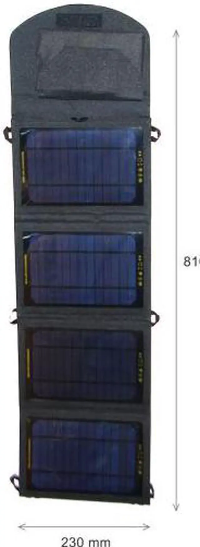 Alt view image 2 of 6 - EyezOff SP8 Foldable Solar Panel Pack (14W Capacity) 5V/2.2A Output