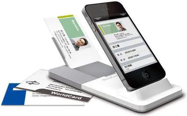 Alt view image 2 of 2 - PenPower WorldCard Link Business Card scanner for iPhone 4/4S