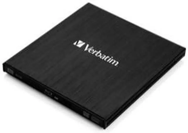 Main image of Verbatim External Slimline Blu-Ray RW Drive - 43890 - Black