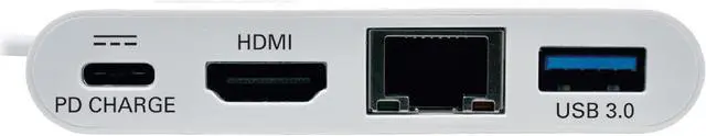 Alt view image 2 of 2 - Tripp Lite USB C to HDMI Multiport Video Adapter Converter w/ USB-A Hub, USB-C PD Charging