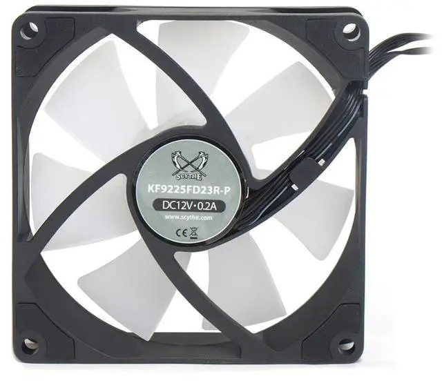 Alt view image 2 of 4 - Scythe Kaze Flex 92 (92x25mm) RGB PWM 300-2300 RPM Case Fan (KF9225FD23R-P)
