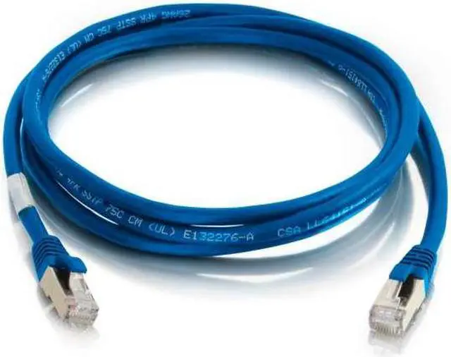 Main image of C2G 00677 Cat6a Cable - Snagless Shielded Ethernet Network Patch Cable, Blue (6 Feet, 1.82 Meters)