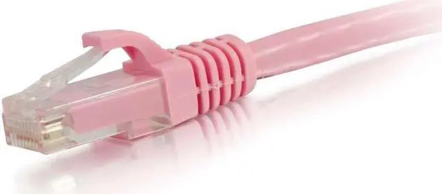 Alt view image 3 of 7 - C2G / Cables to Go 04052 Cat6 Snagless Patch Cable, Pink (10 Feet/3.04 Meters)