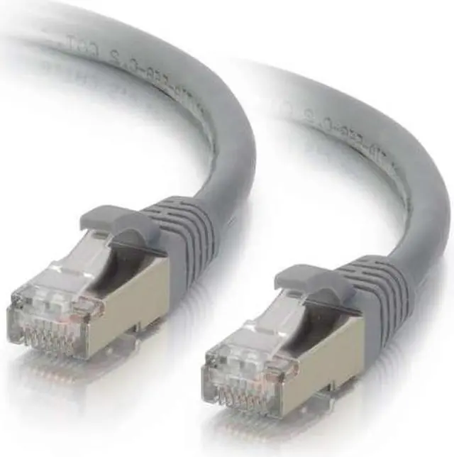 Alt view image 2 of 7 - C2G 00789 Cat6 Cable - Snagless Shielded Ethernet Network Patch Cable, Gray (30 Feet, 9.14 Meters)