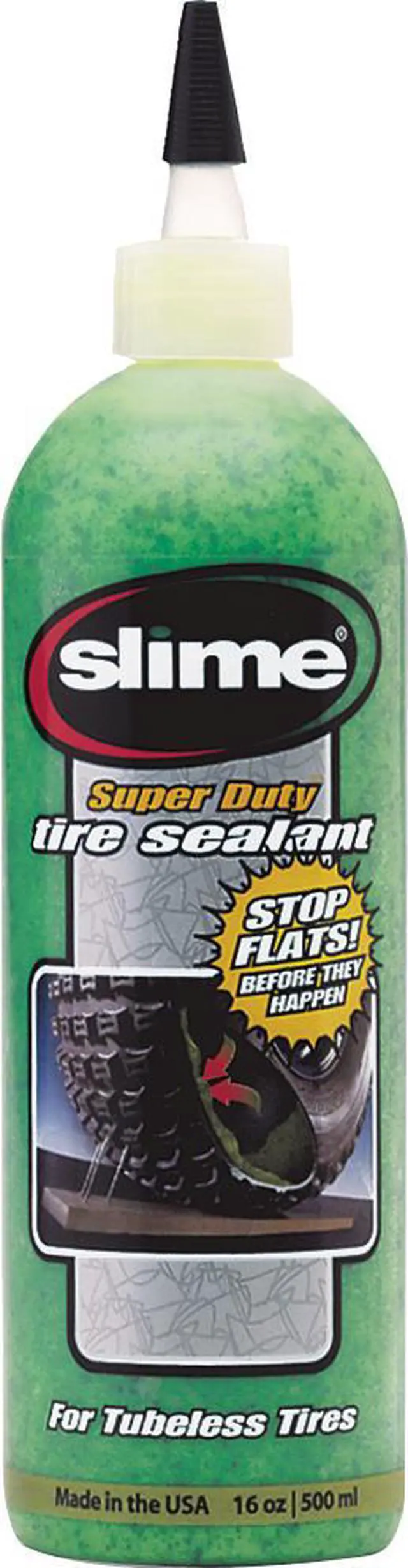 Alt view image 2 of 5 - Slime 10011 16 Oz Slime Super Duty Tire Sealant