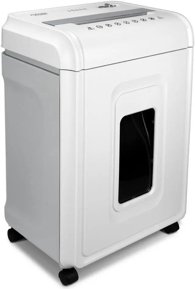 Alt view image 7 of 7 - Aurora AU1680MA Heavy Duty High Security 16-Sheet Micro-Cut Shredder/Anti-Jam/60 Min Run Time/ 7-Gallon Pullout Basket and Casters