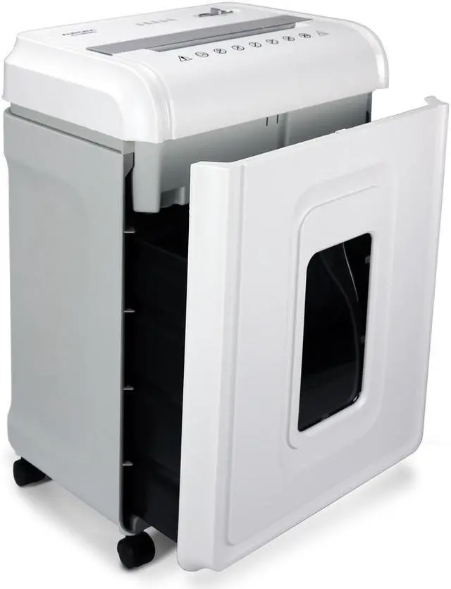 Alt view image 4 of 7 - Aurora AU1680MA Heavy Duty High Security 16-Sheet Micro-Cut Shredder/Anti-Jam/60 Min Run Time/ 7-Gallon Pullout Basket and Casters