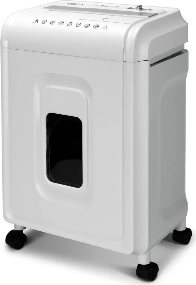 Main image of Aurora AU1262XA Anti-Jam 12-Sheet Crosscut Paper and CD/Credit Card Shredder, White/Gray