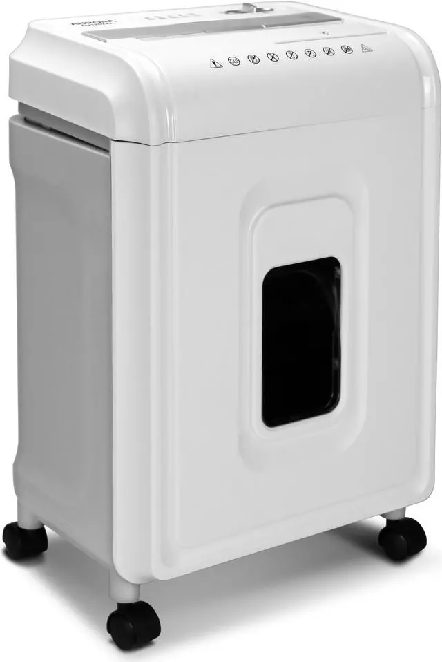 Alt view image 7 of 7 - Aurora AU1262XA Anti-Jam 12-Sheet Crosscut Paper and CD/Credit Card Shredder, White/Gray