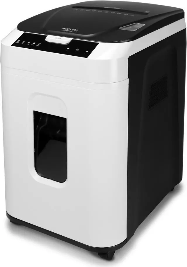 Main image of Aurora Commercial Grade 200-Sheet Auto Feed High Security Micro-Cut Paper Shredder/ 60 Minutes/ Security Level P-5