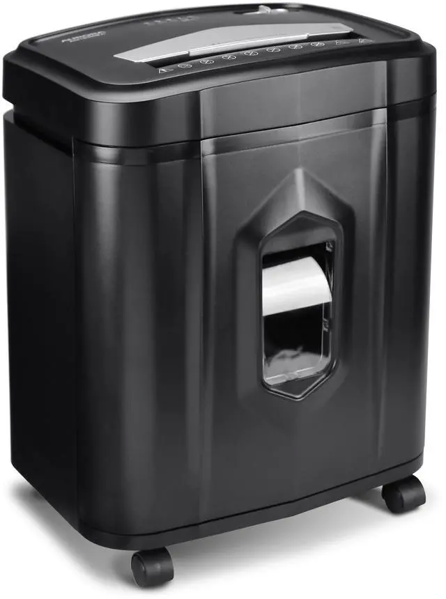 Alt view image 7 of 7 - Aurora AU1235MA Professional Grade 12-Sheet High Security Micro-Cut Paper and Credit Card Shredder/ 20 Minutes Run/ Security Level P-5