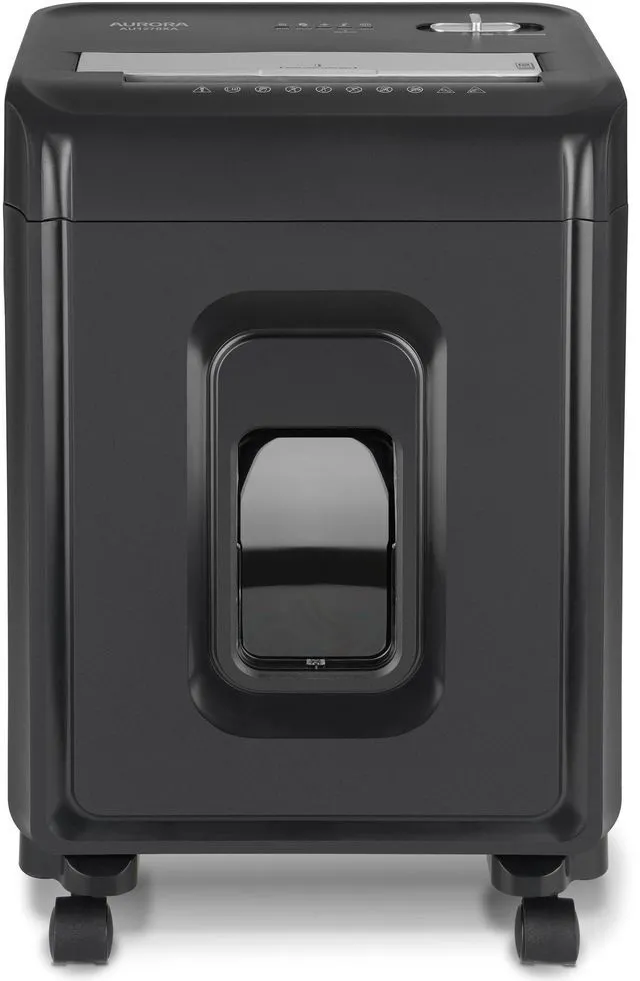 Alt view image 6 of 7 - Aurora AU1270XA Professional Grade 12-Sheet security P-4 Cross-Cut Paper and Credit Card/ 20 Minutes Continuous Run Time Shredder