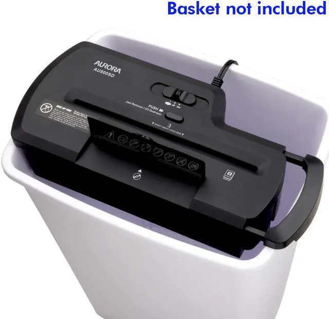 Alt view image 2 of 4 - Aurora AU800SD Professional Strip Cut Paper Shredder /CD / Credit Card Shredder without Wastebasket