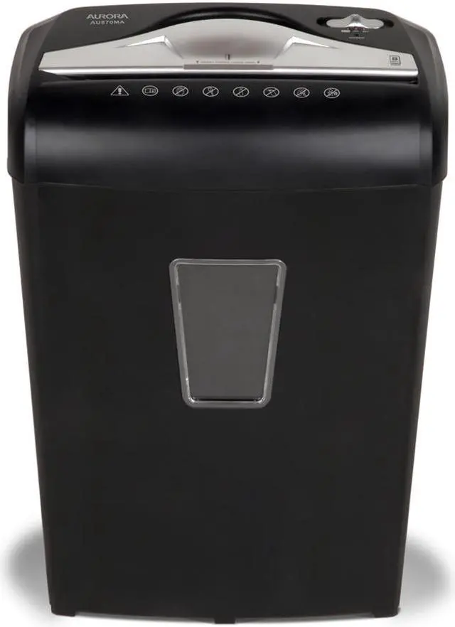Alt view image 3 of 11 - Aurora AU870MA High-Security 8-Sheet Micro-Cut Paper, Credit Card Shredder