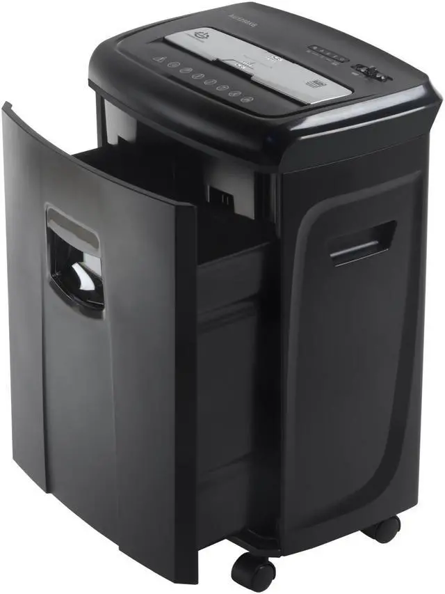 Alt view image 3 of 6 - Aurora AU1250XB 12-Sheet Crosscut Paper and Credit Card Shredder with Pullout Basket