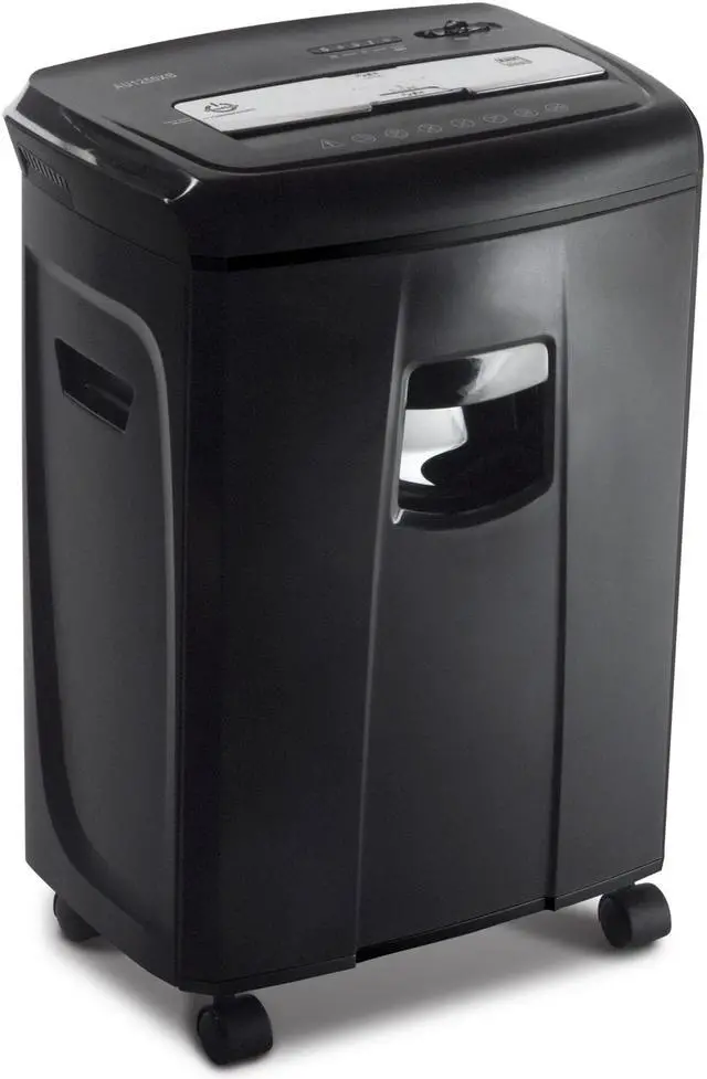Alt view image 2 of 6 - Aurora AU1250XB 12-Sheet Crosscut Paper and Credit Card Shredder with Pullout Basket