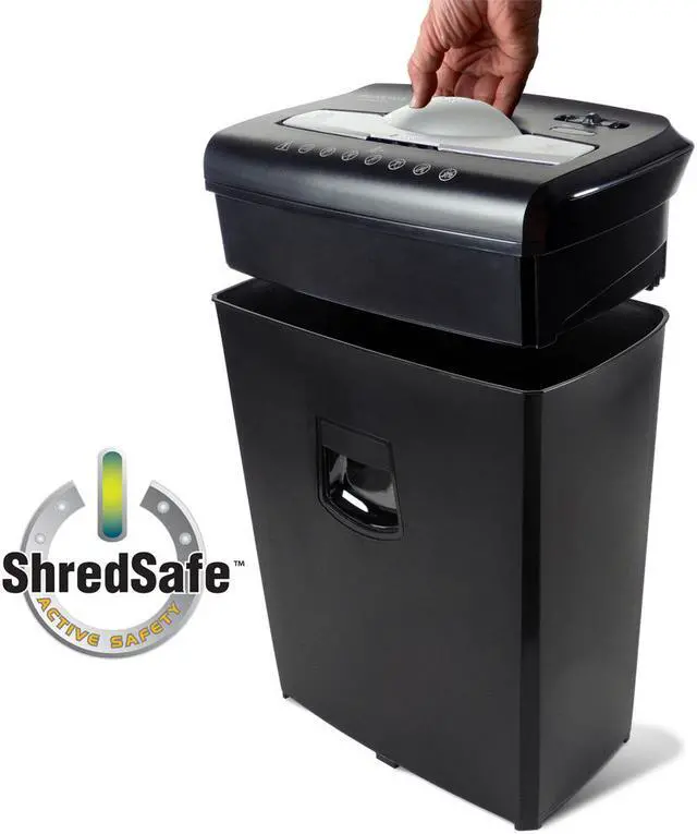 Alt view image 4 of 6 - Aurora AU650MA High-Security 6-Sheet Micro-Cut Paper Credit Card Shredder