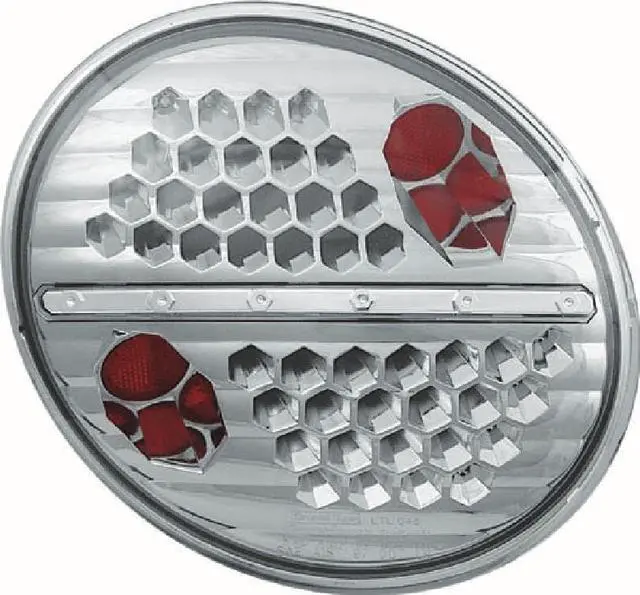 Alt view image 2 of 2 - IPCW LEDT-8002S Volkswagen New Beetle 1998 - 2005 Tail Lamps, LED Platinum Smoke